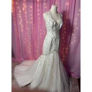 Beaded Imperial Mermaid Gown size 10